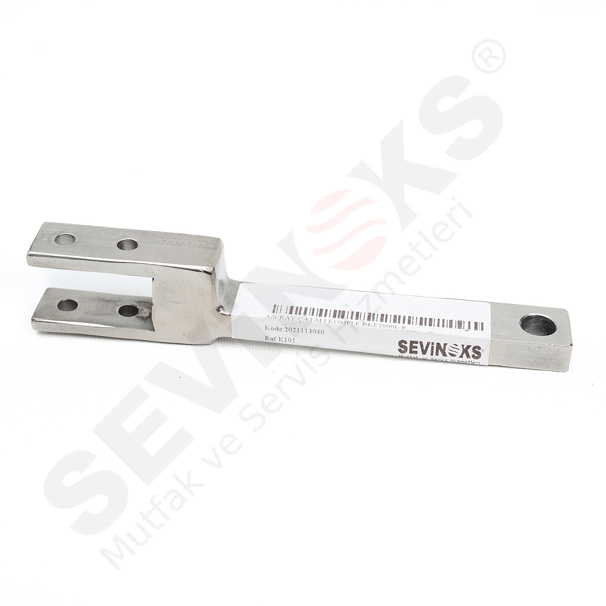 İnoksan Tünel Tip Bulaşık Makinesi Kaset Rayı Sabitleme Metal Çatalı 